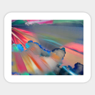 Clouds of color Sticker